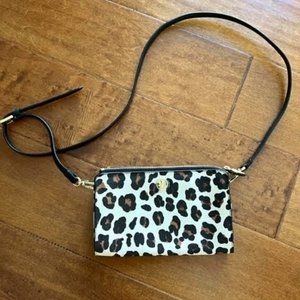 Tory Burch Leopard Crossbody w/Removable Strap